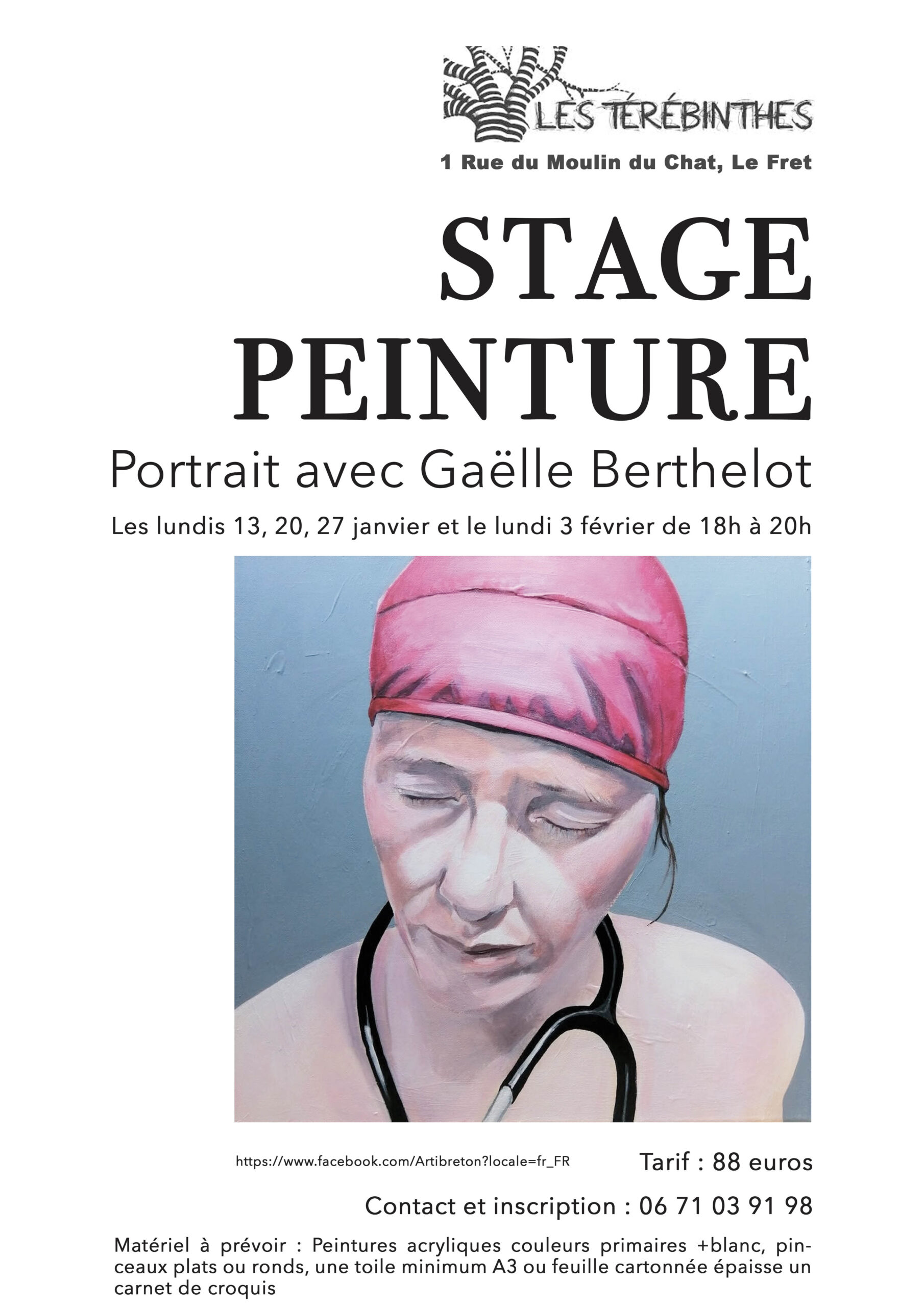 affiche stage Gaelle