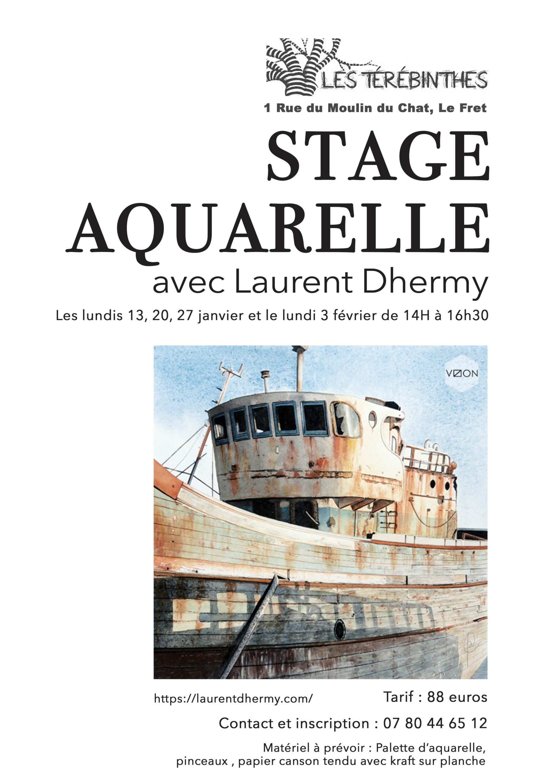 affiche stage Laurent