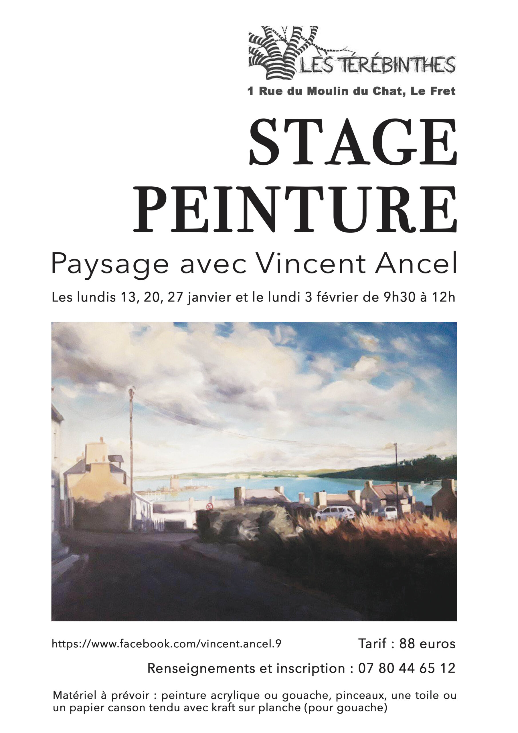 affiche stage Vincent